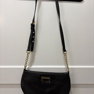 Juicy Couture Black Leather Crossbody Bag